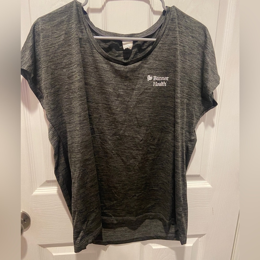 Grey workout top